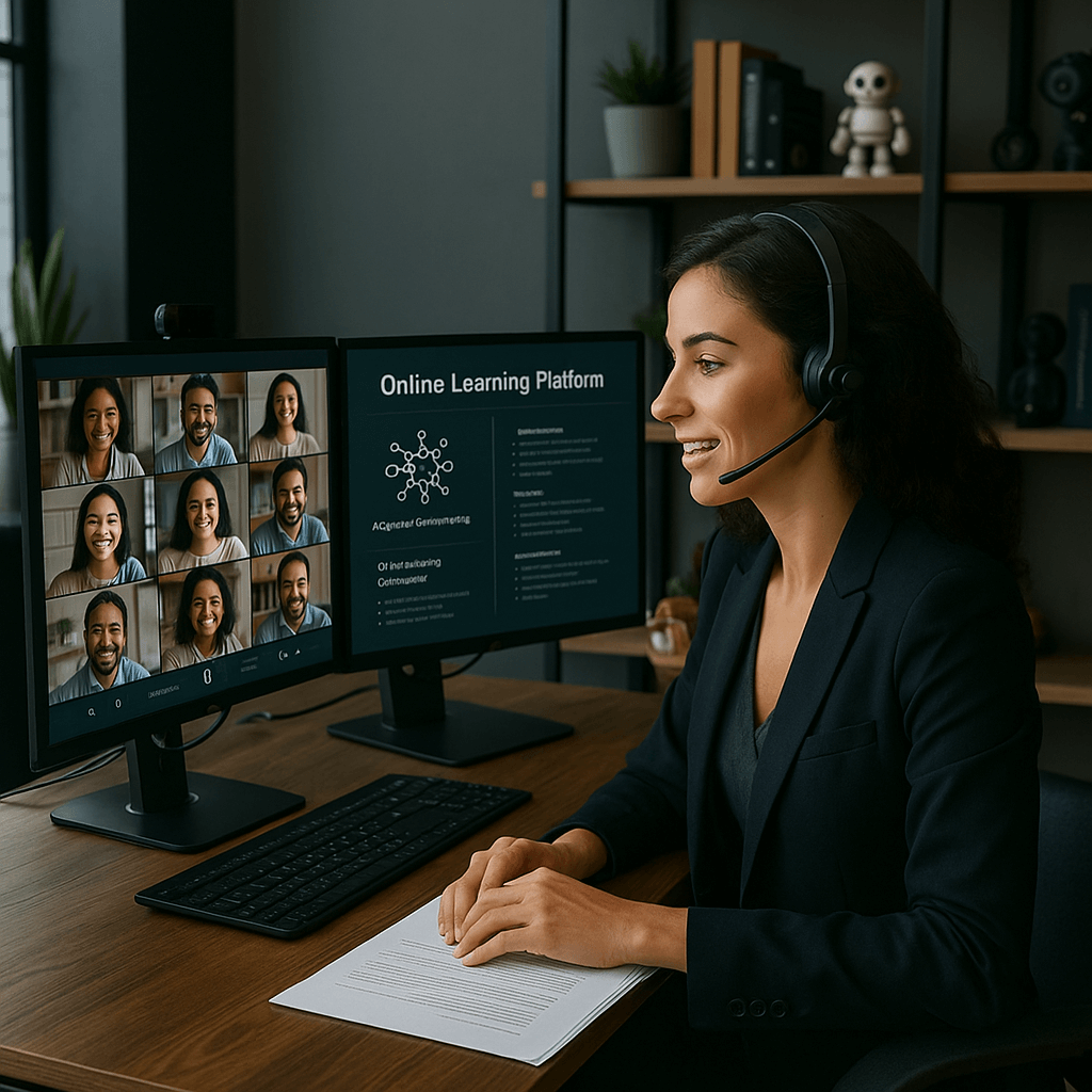 Teknewlogy USA IT company online learning platform with instructor coaching session for IT certification programs