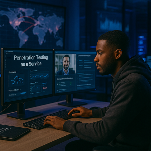Teknewlogy Penetration Testing Security Dashboard - Professional IT company cybersecurity services