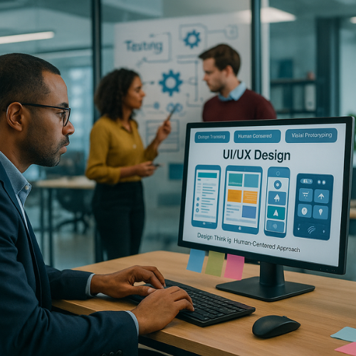 Design Thinking Process for USA IT Company Teknewlogy - UX design services nationwide